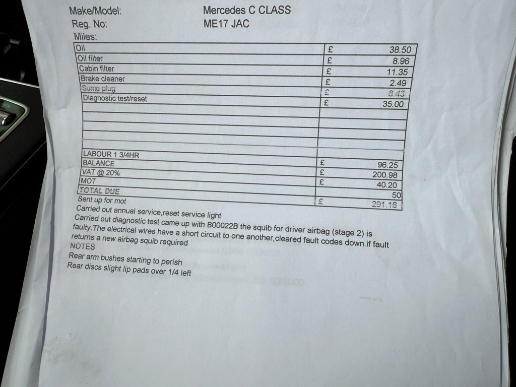 MERCEDES-BENZ C CLASS