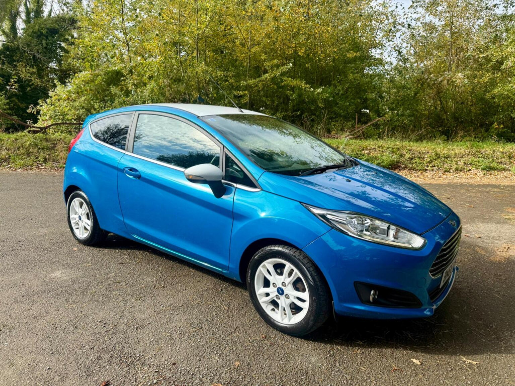 FORD FIESTA 1.0T EcoBoost Zetec Blue Edition Euro 6 (s/s) 3dr