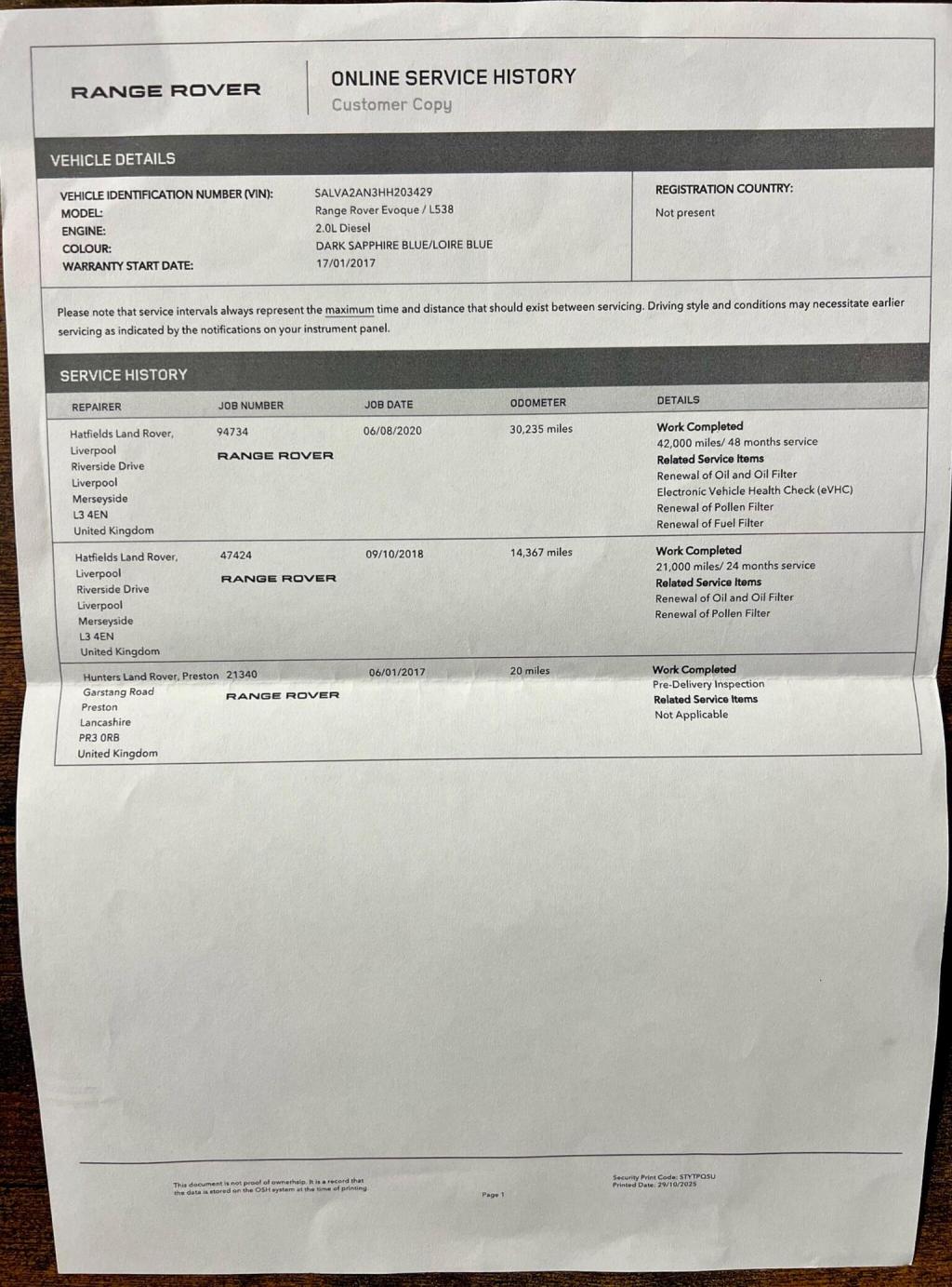 LAND ROVER RANGE ROVER EVOQUE