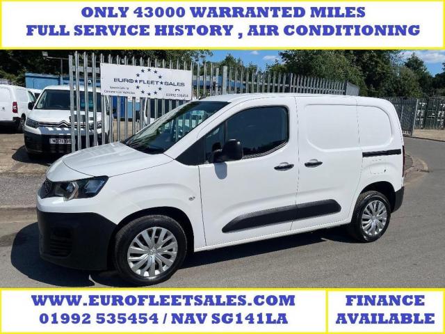 PEUGEOT PARTNER 1.5 BlueHDi 1000 Professional Standard Panel Van SWB Euro 6 (s/s) 5dr