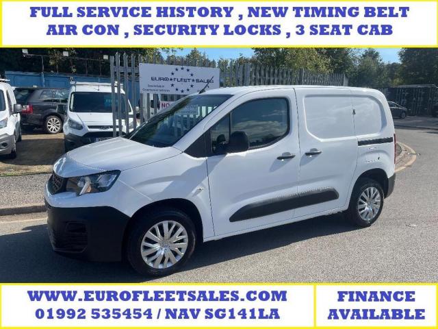 PEUGEOT PARTNER 1.5 BlueHDi 1000 Professional Standard Panel Van SWB Euro 6 5dr